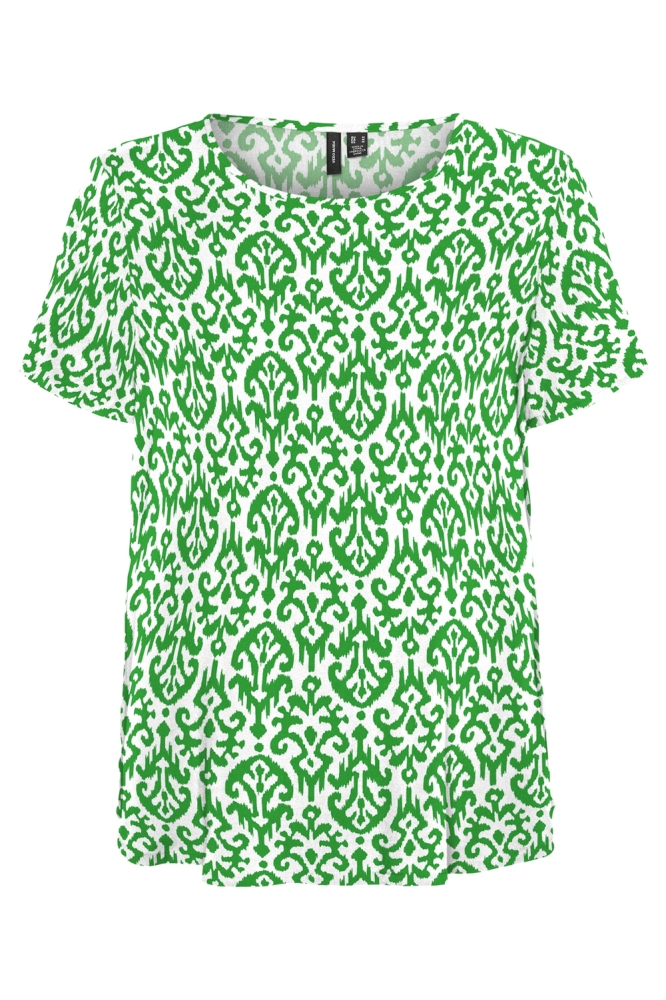 VMEASY JOY S/S TOP WVN GA 10297345 CLASSIC GREEN/KYLIE